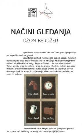 Načini gledanja, Džon Berdžer, Fabrika knjiga Načini gledanja, Džon Berdžer, Fabrika knjiga